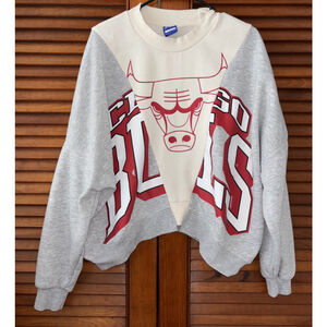 Chicago Bulls NBA Ultra Game Croptop Sweatshirt Women's Size Large L